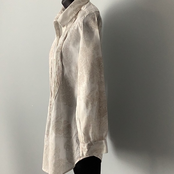 COLDWATER Creek Cotton Lawn Blouse - Picture 7 of 14